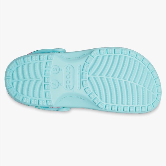 NWT Crocs Classic Disney X Vera Bradley Little Mermaid Clogs, Blue/Multicolour - Picture 4 of 7